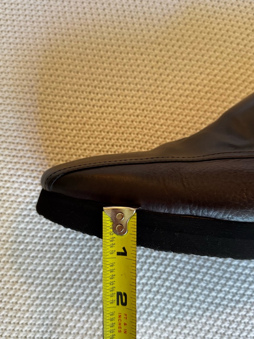 THIERRY RABOTIN Italian Men’s Dark Brown Leather Slip-On Loafers Designer Shoes - Picture 14 of 14